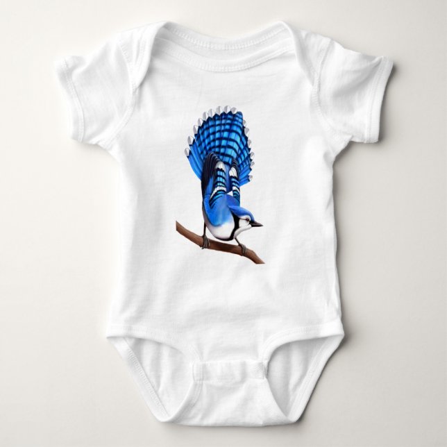 Baby BlueJay Bird Shirt (Front)
