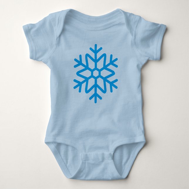 Baby Body Blue Baby Bodysuit (Front)
