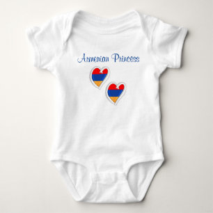 Baby    Body Suit   Armenian Princess   Heart Baby Bodysuit