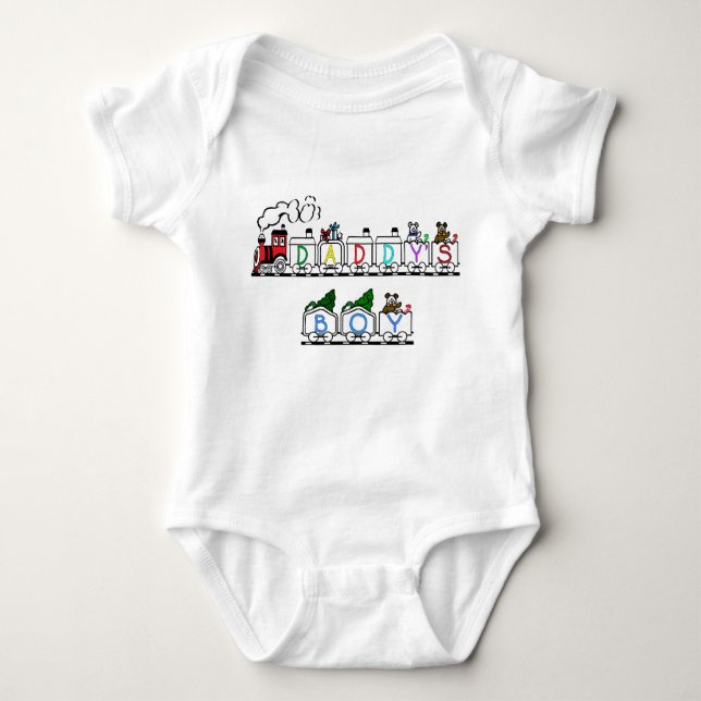 Baby Body Suit: Daddy's Boy Bodysuit (Front)