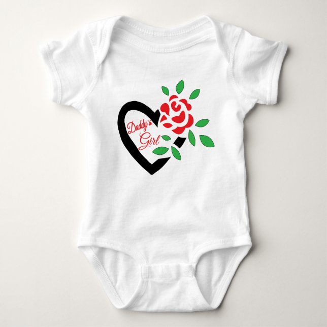 Baby Body Suit: Daddy's Girl Bodysuit (Front)
