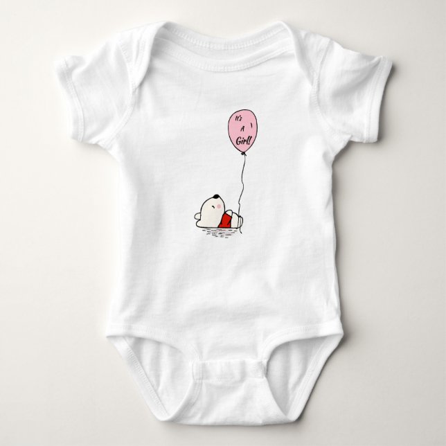 Baby Body Suit: It's A Girl Design Bodysuit (Front)