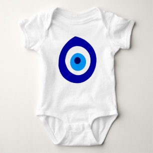 Baby body with blue Nazar! Baby Bodysuit