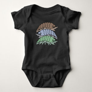 Baby Bodysuit - 3 Pill Bugs (vivid)