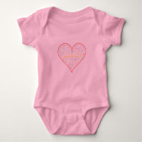 Baby Bodysuit: 99 Names of Allah (Arabic)