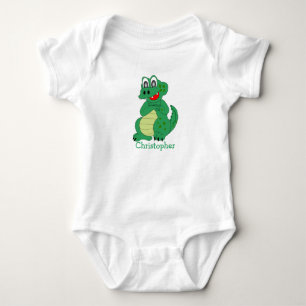 Baby Bodysuit Crocodile Design
