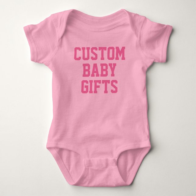 Baby Bodysuit Custom Baby Gifts Blank Template (Front)