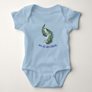 Baby Bodysuit Fern Aotearoa NZ  funny baby talk