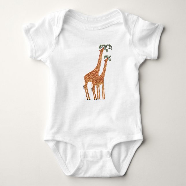 Baby Bodysuit Giraffe (Front)