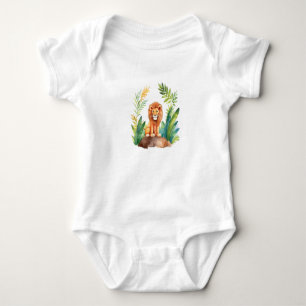 Baby bodysuit - lion design
