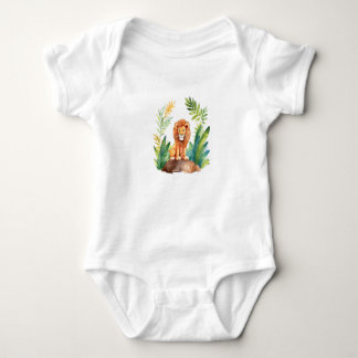 Baby bodysuit - lion design