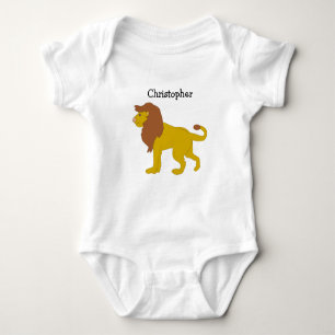 Baby Bodysuit Lion Design