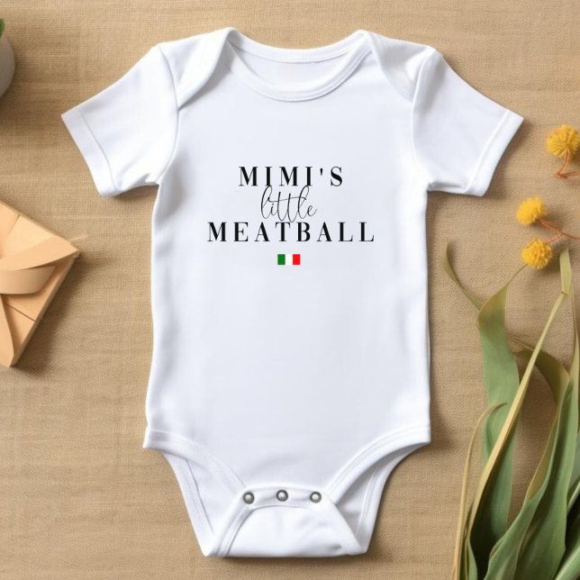 Baby bodysuit Little Meatball Italian Baby (Creator Uploaded)