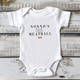 Baby bodysuit Little Meatball Italian Baby