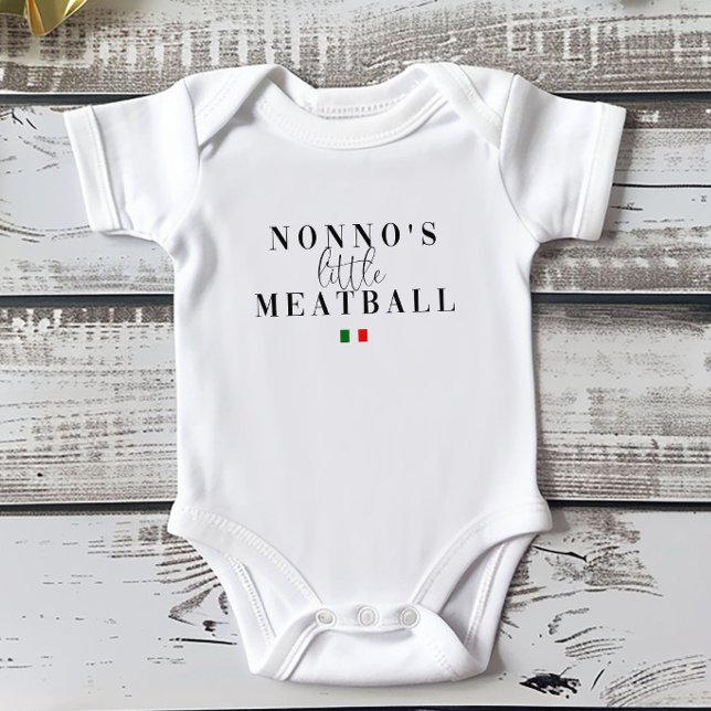 Baby bodysuit Little Meatball Italian Baby (Creator Uploaded)