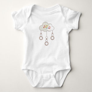 Baby bodysuit Melody in the Clouds.