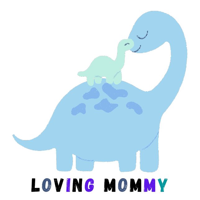  "Baby Bodysuit", Mum dinosaur and baby Bodysuit (Creator Uploaded)