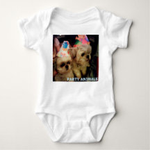 Baby Bodysuit Party Animals by HAS