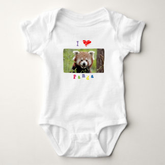 Baby Bodysuit Photo red panda , animals 0053.
