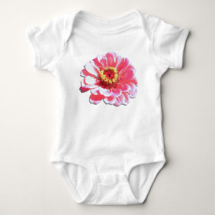 Baby Bodysuit - Pink Zinnia