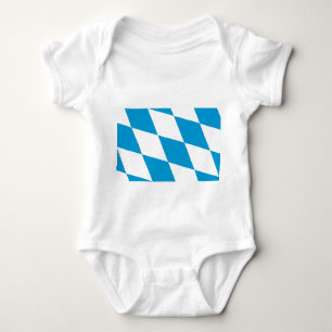 Baby bodysuit with flag of Bavaria