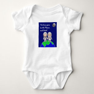 Baby bodysuit with grandparents by Jo Images