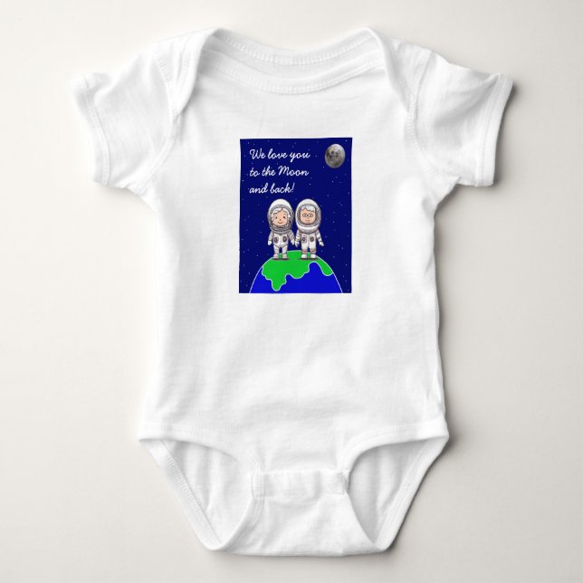 Baby bodysuit with grandparents by Jo Images (Front)