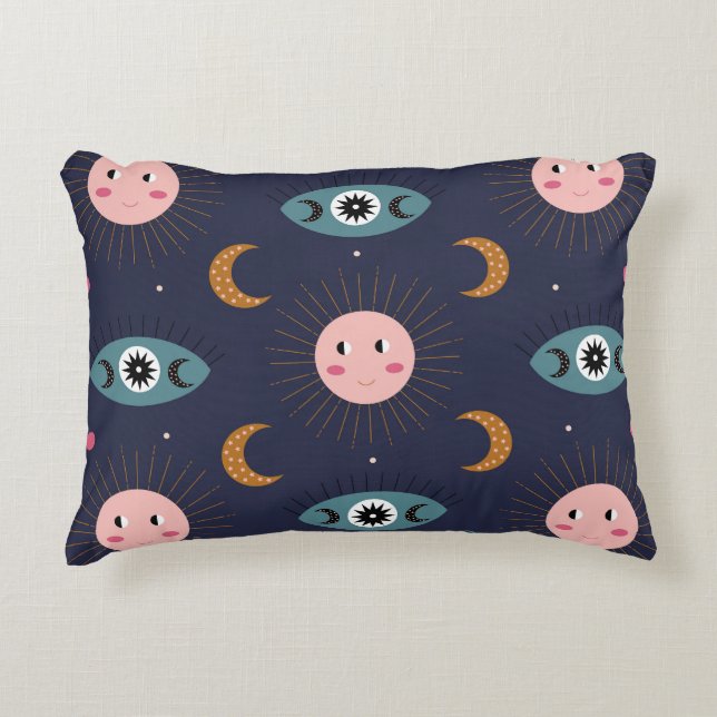 Baby boho, hippie chic pattern. decorative cushion (Front)