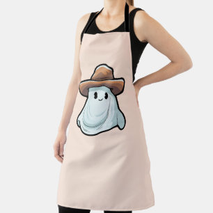 Baby Boo Cowboy Ghost Halloween Collection Apron