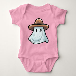Baby Boo Cowboy Ghost Halloween Collection Baby Bodysuit