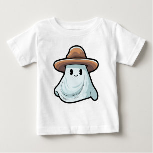 Baby Boo Cowboy Ghost Halloween Collection Baby T-Shirt