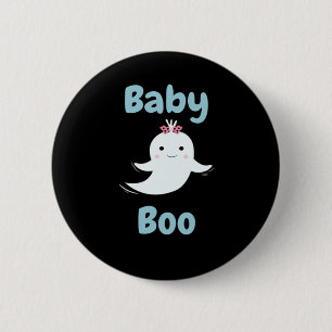 Baby Boo Cute Halloween Kids Or Couples Gift 6 Cm Round Badge