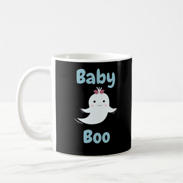 Baby Boo Cute Halloween Kids Or Couples Gift Coffee Mug (Left)