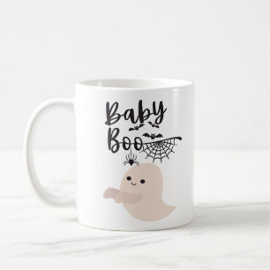 Baby Boo Cute Halloween Print Vintage Style Coffee Mug