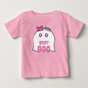 Baby Boo Girl Adorable Halloween Ghost Family T-Shirt