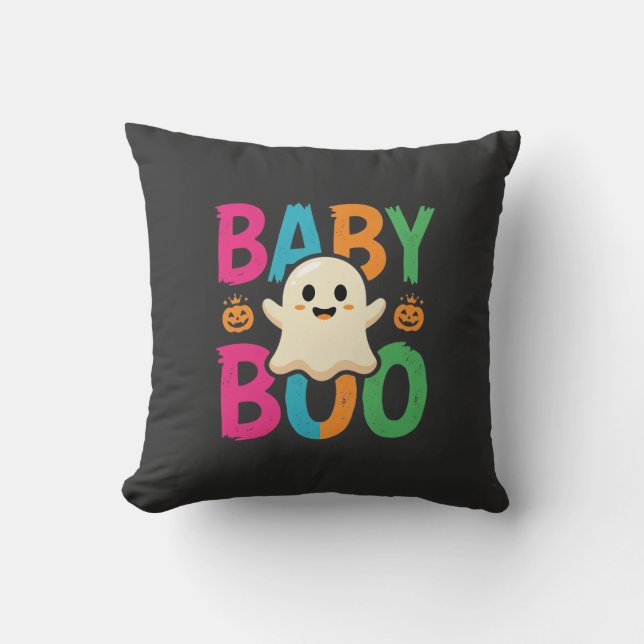 Baby Boo Halloween Ghost Design_1 Cushion (Front)