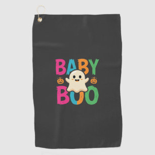 Baby Boo Halloween Ghost Design_1 Golf Towel