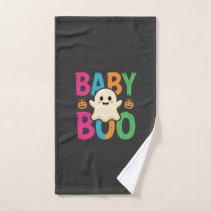 Baby Boo Halloween Ghost Design_1 Hand Towel