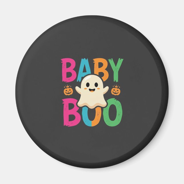 Baby Boo Halloween Ghost Design_1 Magnet (Front)