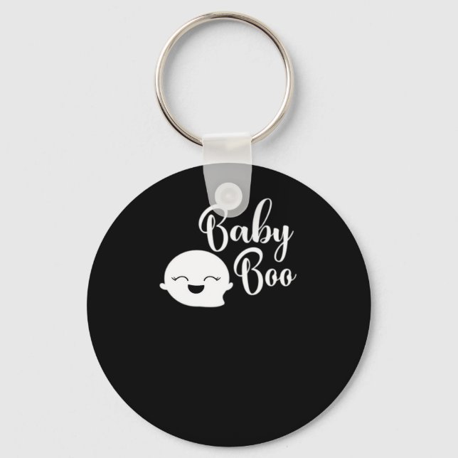Baby Boo Halloween  Key Ring (Front)