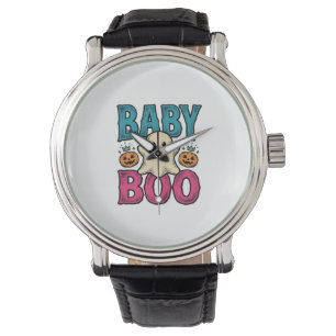 Baby Boo Vintage Halloween Ghost Shirt Design_1 Watch