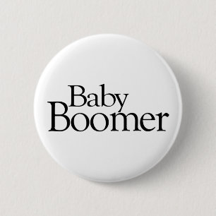 Baby Boomer 6 Cm Round Badge