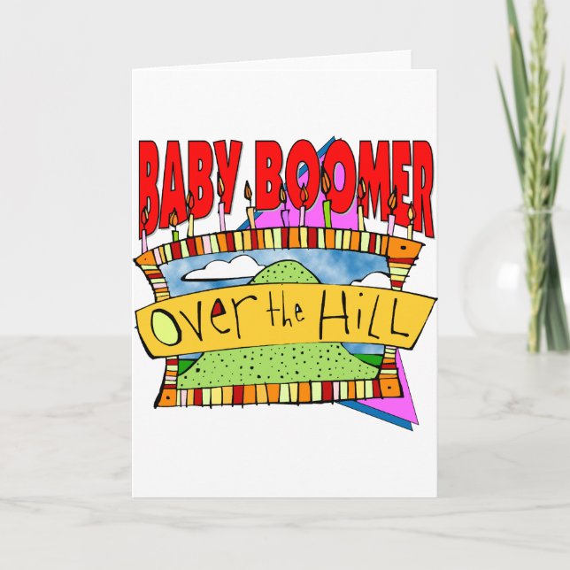 Baby Boomer Birthdays Card (Front)