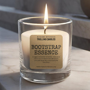 Baby Boomer Humour Candle Labels