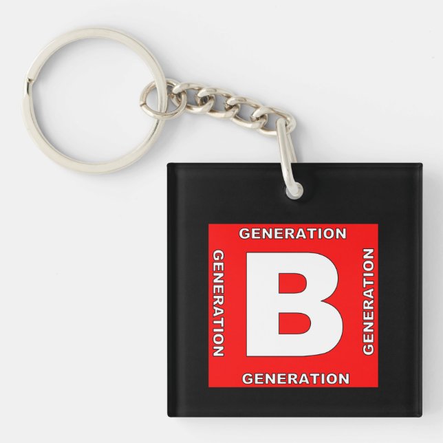 Baby Boomer Key Chain (Front)