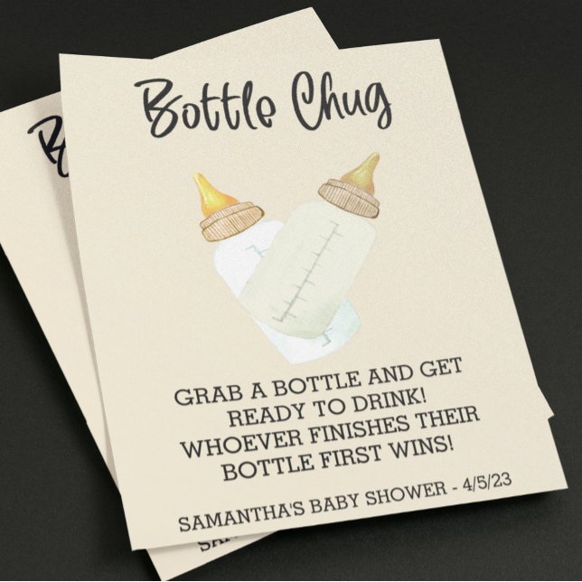 Baby Bottle Drink Off Game Shower Chug   (Creator Uploaded)