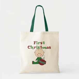 Baby Boy 1st Christmas Tshirts and Gifts Tote Bag