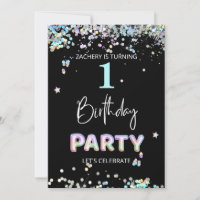 *~* BABY BOY 1st One First BALLOON Birthday