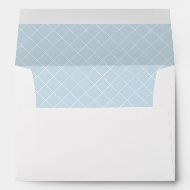 Baby Boy Baptism Envelope (Back (Bottom))