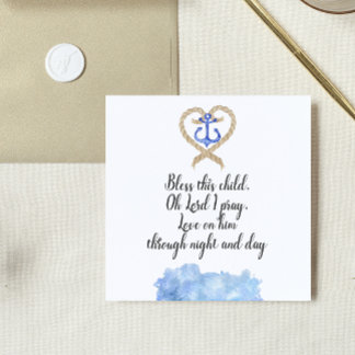 Baby Boy Baptism Napkin